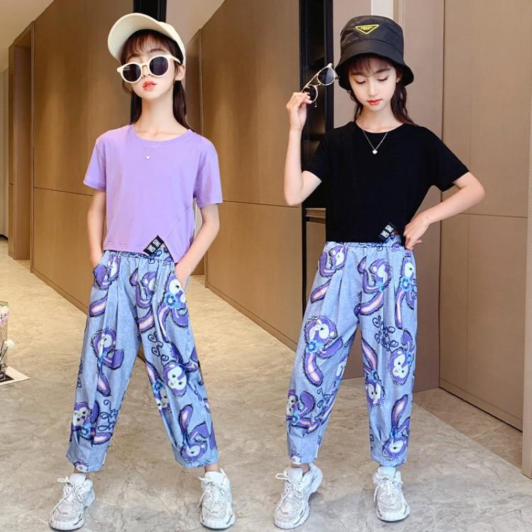 SC-284 Setelan anak cewek tanggung / Baju anak perempuan ABG / Setelan / Celana panjang anak tanggun