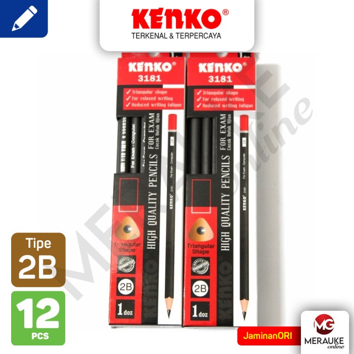 

Pensil KENKO 2B-3181 Segitiga