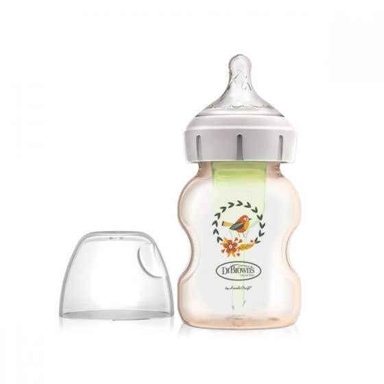 Dr Brown 5oz 150ml PPSU Wide Neck Options+ Deco Botol Susu Bayi 51620