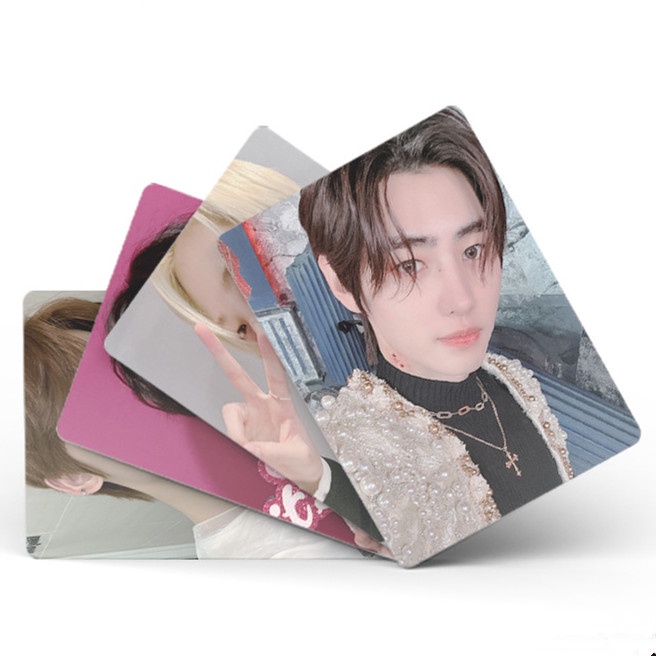 50pcs /box EN-HYPEN Photocards Album Laser Kartu Lomo ENHYPEN Kpop Collection