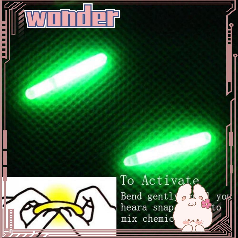 WONDER 50pcs Lightstick Hot Sell Night Clip on Dark Glow Stik