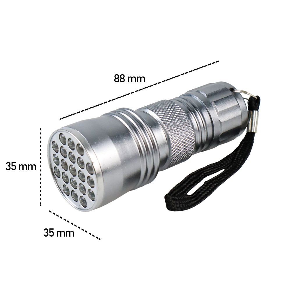 TaffLED Senter Ultraviolet 395nm 21 LED - UV-21