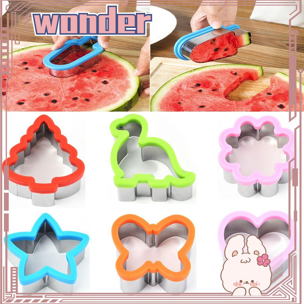 WONDER Cetakan Watermelon Cutter Gadget Stainless Steel Alat Dapur Pengiris Buah