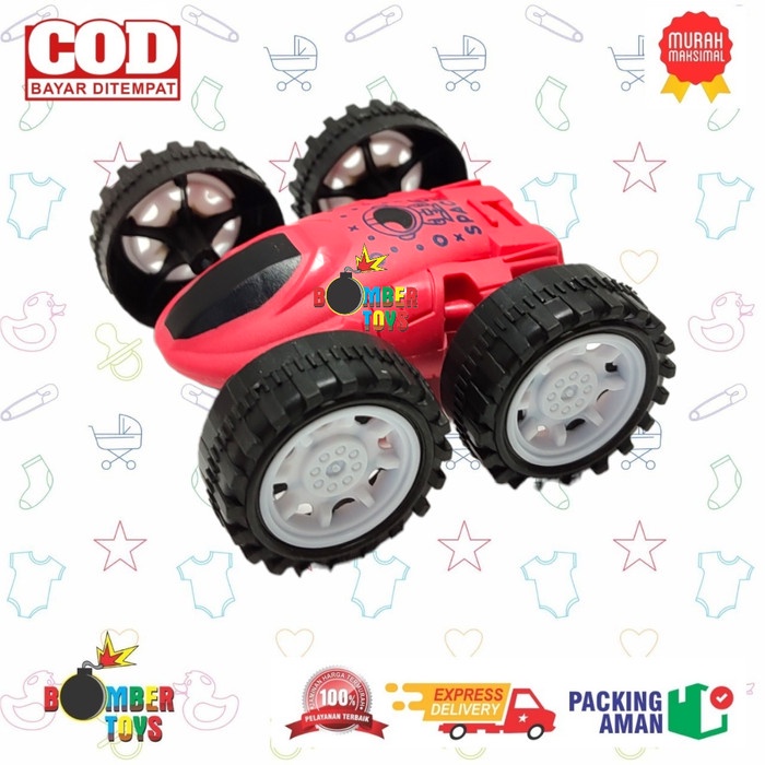 MAINAN ANAK MOBIL ZAP 360 4WD FRICTION POWER JUNGKIR BALIK CRAWLER DUA SISI