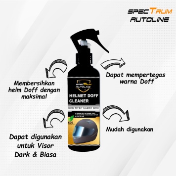 Paket Perawatan Helm Doff Glossy Visor Parfum Helm  Efek Daun Talas + Helm Odor Bisa Cod