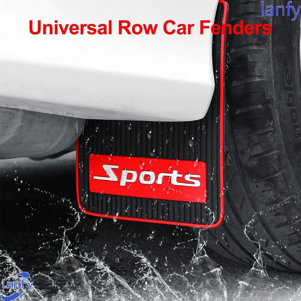 LANFY Flaps Lumpur Mobil Rally Armor Universal Fender Depan Belakang Set Ada Benturan Belakang Mud Guard Mudflaps