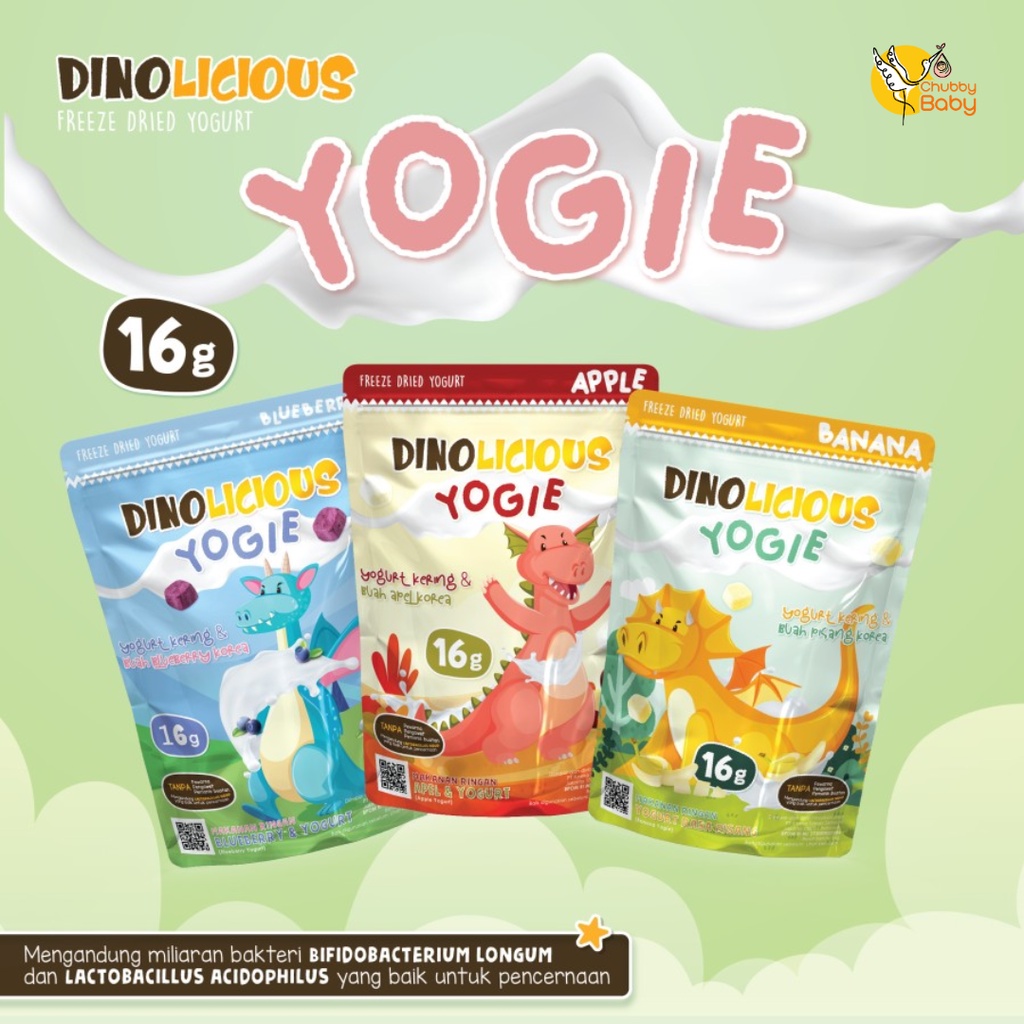 Dinolicious Yogie - Yogurt &amp; Fruit Cube | Snack Bayi