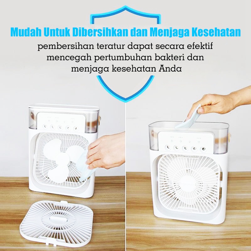 Kipas Penyejuk Pendingin Kipas AC Mini Air cooler Fan Portable Mobil dan Kantor-Ruangan Dingin