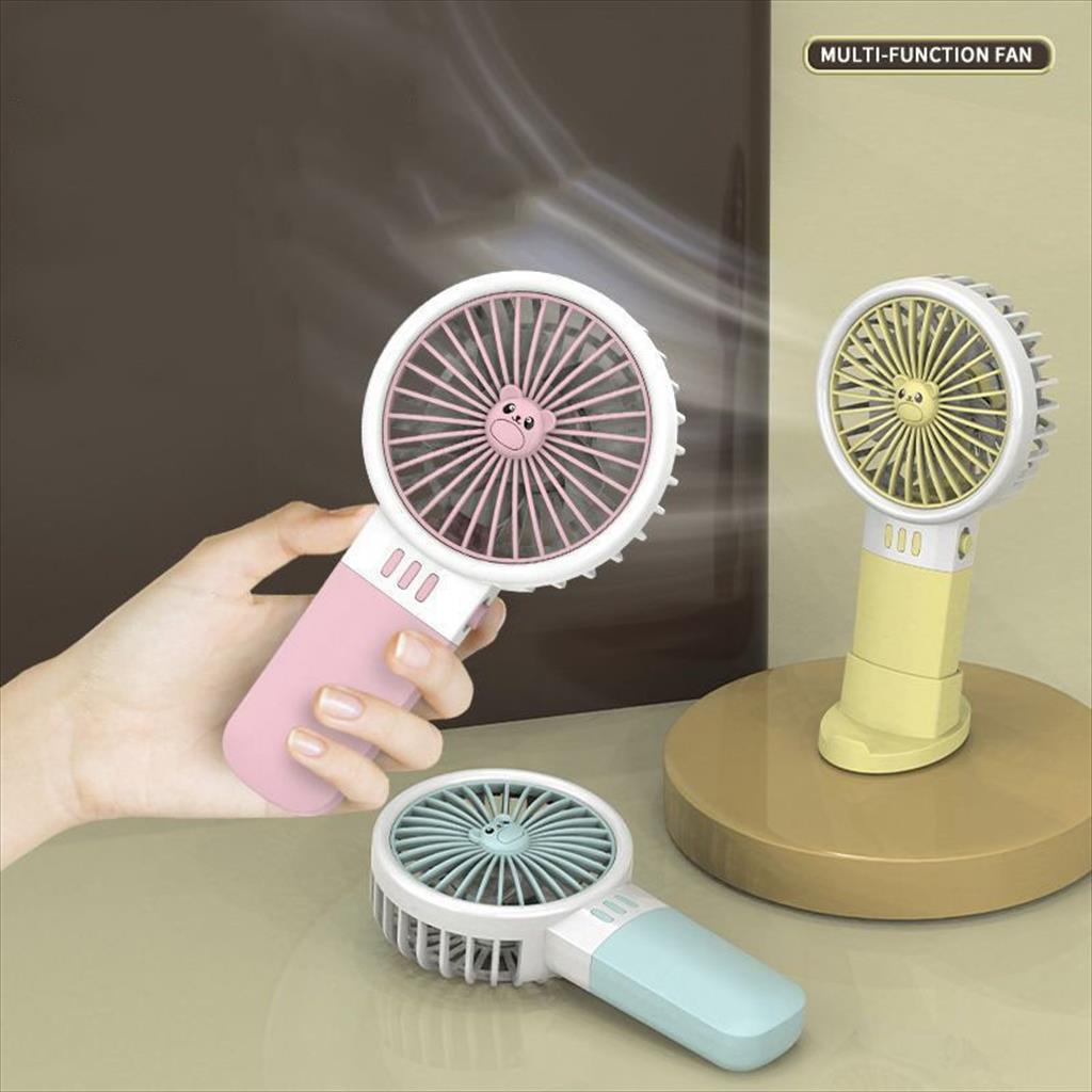 Kipas Angin 6820 Mini Fan Genggam Tangan Portable Stand Holder HP