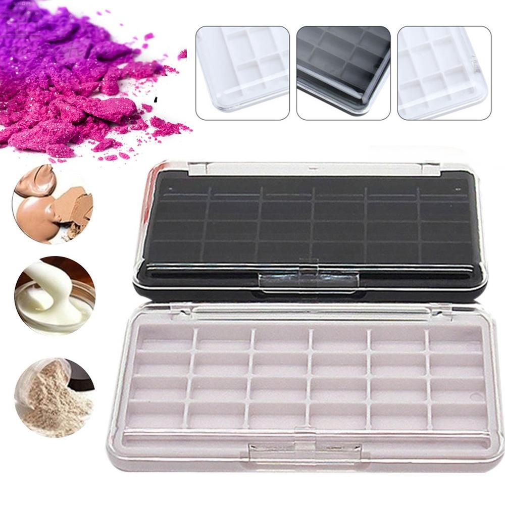 AUGUSTINA Piring Eyeshadow Kosong DIY Blusher Case Tempat Bedak Alat Kosmetik