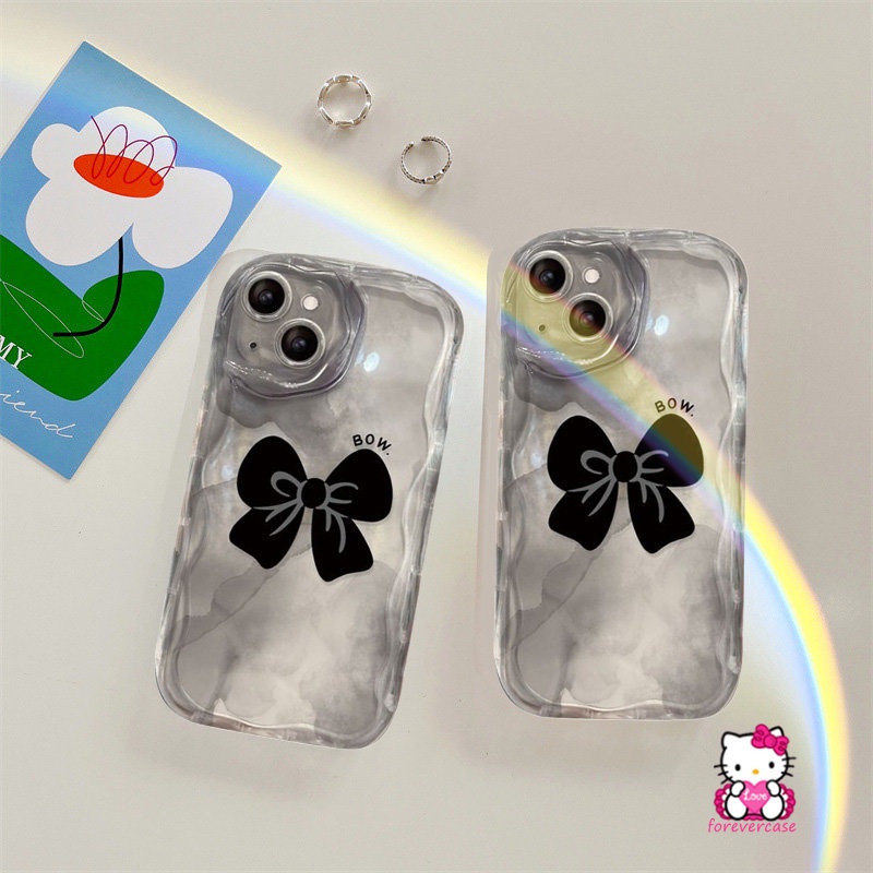 Cover Bracket Penahan Ikatan Simpul Cream 3D Fantasy Untuk Redmi Note12 11 9 10s 10 10 Pro Max 8 11s Redmi 10C 9 A1 A2 9T 9C NFC 10 10A 9A POCO M3 3D Casing Tepi Bergelombang Lengkung