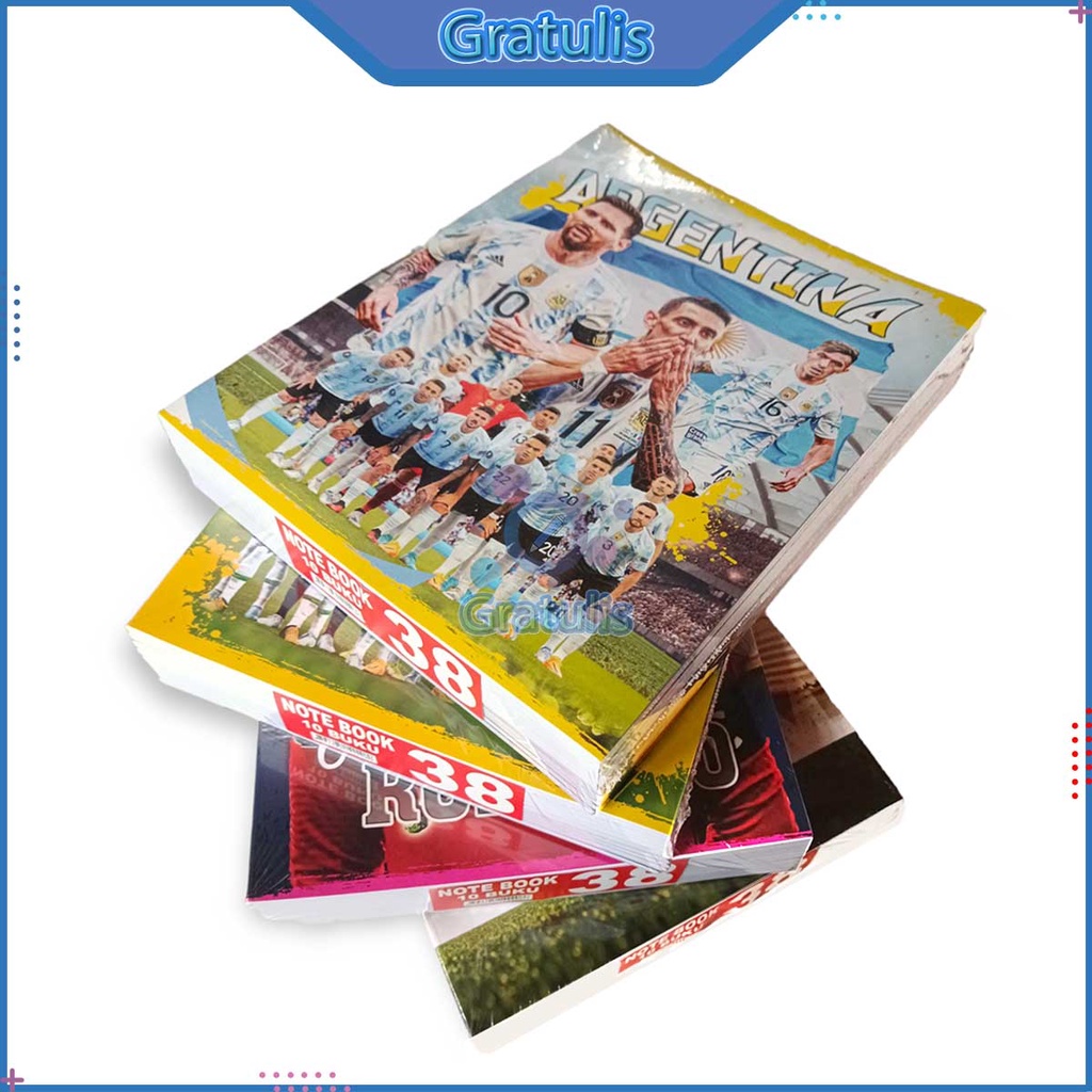 

BUKU TULIS SEKOLAH 38 LEMBAR OKE [1 PACK/10 BUKU] / WRITE BOOK A5 / NOTE BOOK KWARTO 38LEMBAR 1 PAK / ATK ALAT TULIS PERKLENGKAPAN SEKOLAH