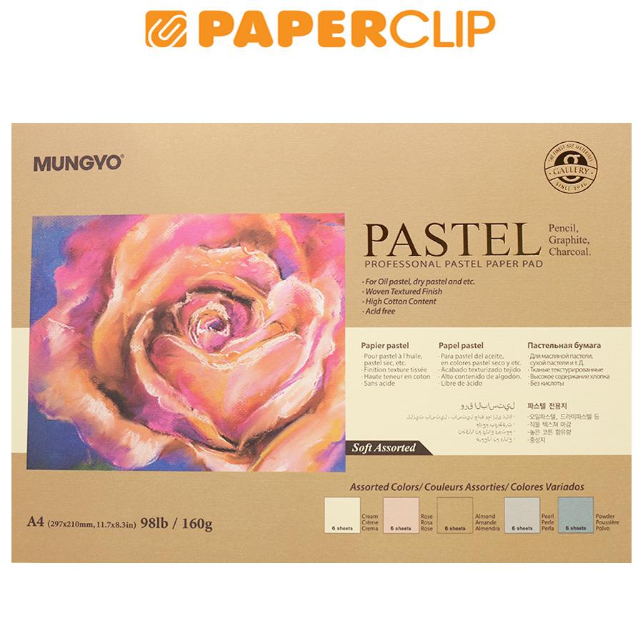 

KERTAS / PASTEL PAPER MUNGYO MPPP-A4 30S SOFT ASSORTED