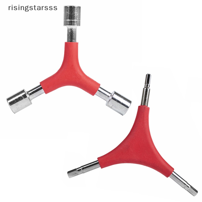 Outdoor Y-Type Bicycle 4-5-6 8-9-10mm Segitiga Hexagon Kunci Sekrup Kunci Pas Spanner Tools New