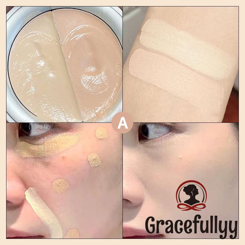 [COD]FAICCIA  Concealer Cream Moisturizing 2 Warna Concealer Cover Spots Waterproof Lasting Concealer Tahan Air Tahan Lama-GY