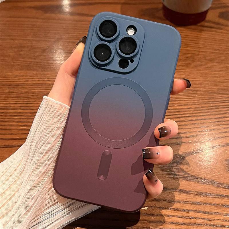 IPHONE Deluxe Edition Fashion Shockproof Case Untuk iPhone13 12 11 Pro MAX Gradient Silicone Case Anti Bentur Case Untuk iPhone13 iPhone12 iPhone11