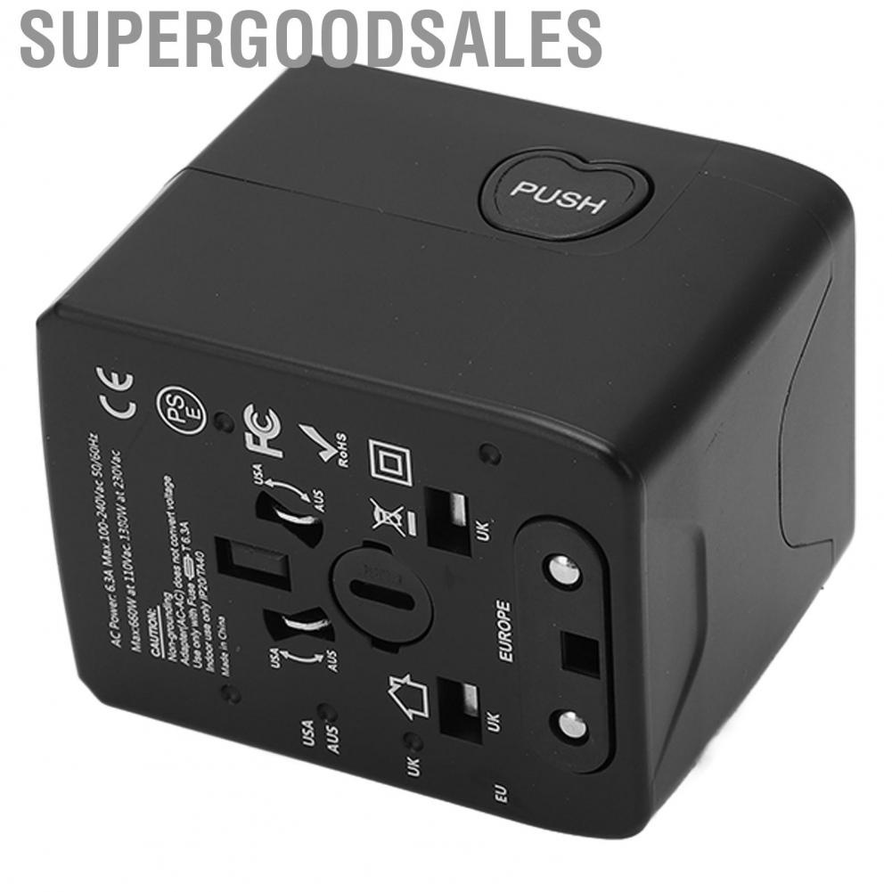 Supergoodsales Universal Travel Adapter Power Converters Wall  Plug