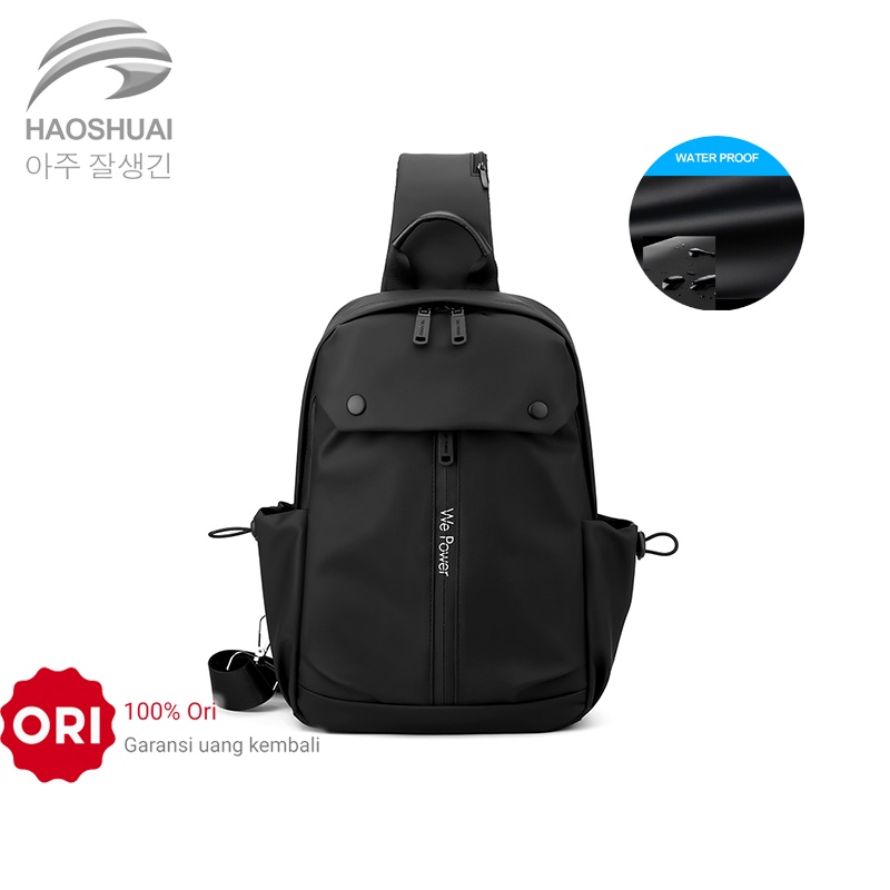 HAOSHUAI 1260 Tas Selempang Pria Waistbag Pria Waterproof WATCHKITE WKOS