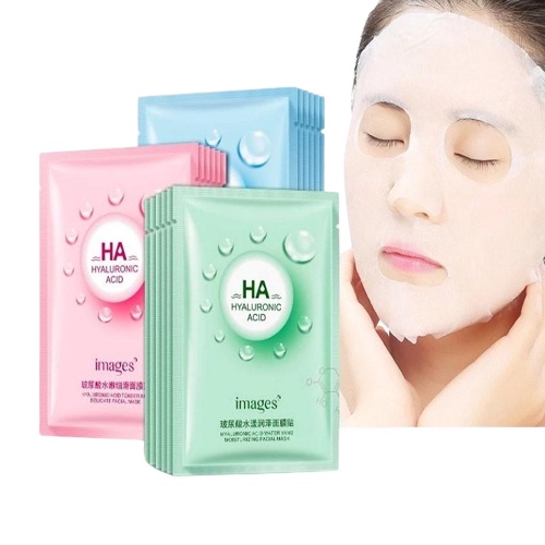 [ DBI ] IMAGES HA Images Hyaluronic Acid Facial Sheet Mask Images HA Hyaluronic Acid Masker Bisa COD Bayar di tempat