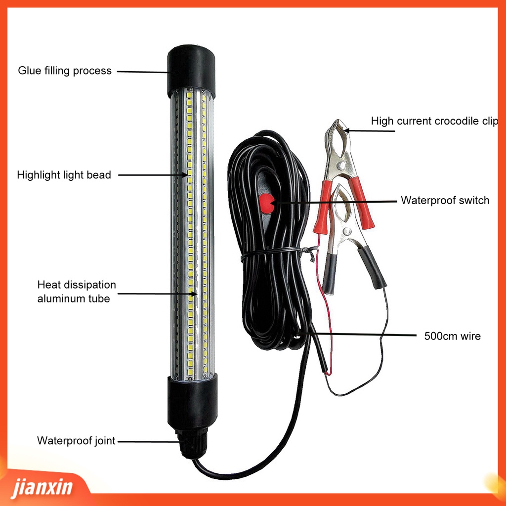 (In Stock) Lampu Bawah Air Luminescent Tahan Air LED Efisiensi Tinggi Pemikat Ikan Memancing Aksesoris Mini Angling Light Untuk Memancing Di Luar Ruangan