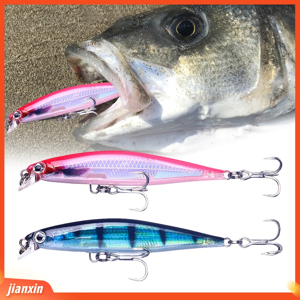 (In Stock) 8cm /5.5g Umpan Umpan Umpan Palsu 3D Simulasi Fisheye Tajam Kait Desain Simulasi Angling Ikan Kecil Umpan Untuk Memancing Di Luar Ruangan