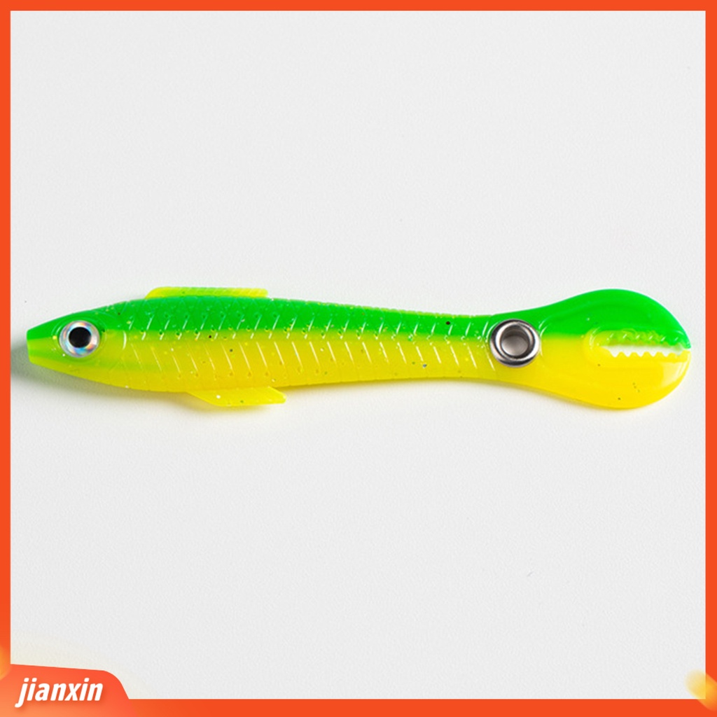 (In Stock) 5Pcs /Pack 10cm /6g Umpan Lembut Tangguh Efisien Lingkaran Logam Warna Cerah Loach Umpan Perlengkapan Memancing