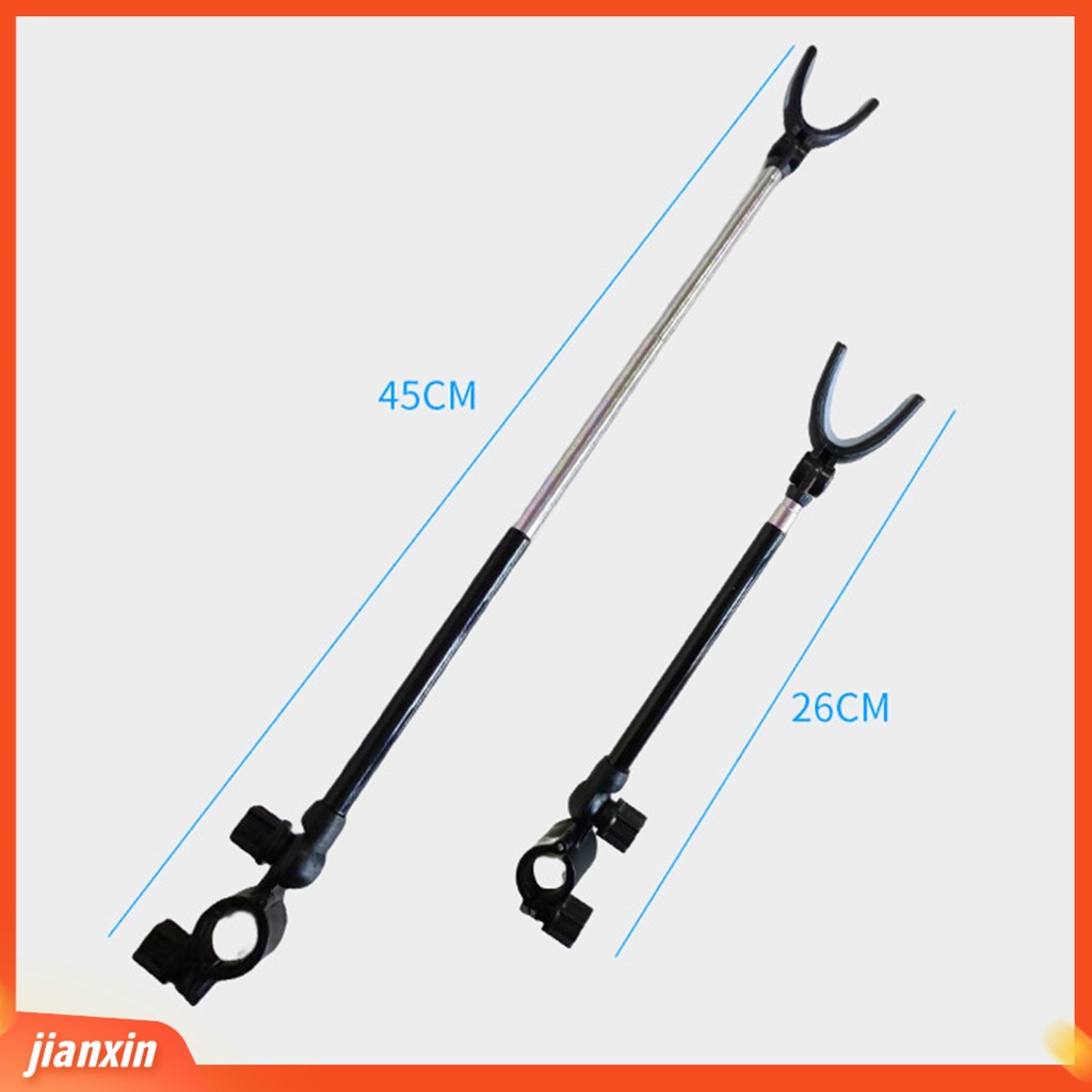 (In Stock) Fishing Rod Stand Stretchable Rotasi 90derajat Pengencang Firm Quick Release Fix Pancing Bracket Gantung Belakang Angling Tools