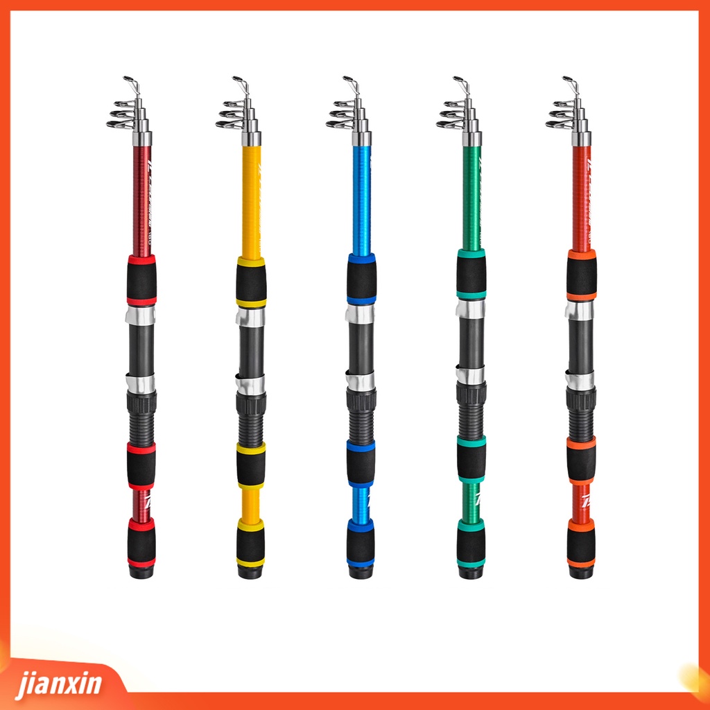 (In Stock) Joran Pancing Teleskopik Dengan Pegangan Ergonomis Portable Carp Spinning Rod Retractable Fishing Pole Peralatan Pancing