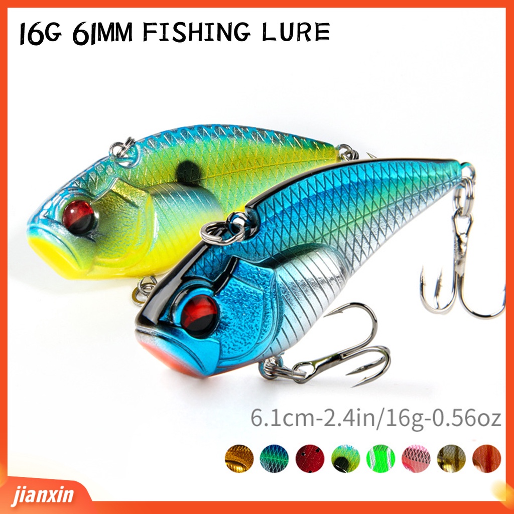 (In Stock) 16g 61mm Umpan Pancing Far Throw Desain Ramping Kait Ganda Umpan Spinner Tenggelam Buatan Untuk Area Angling