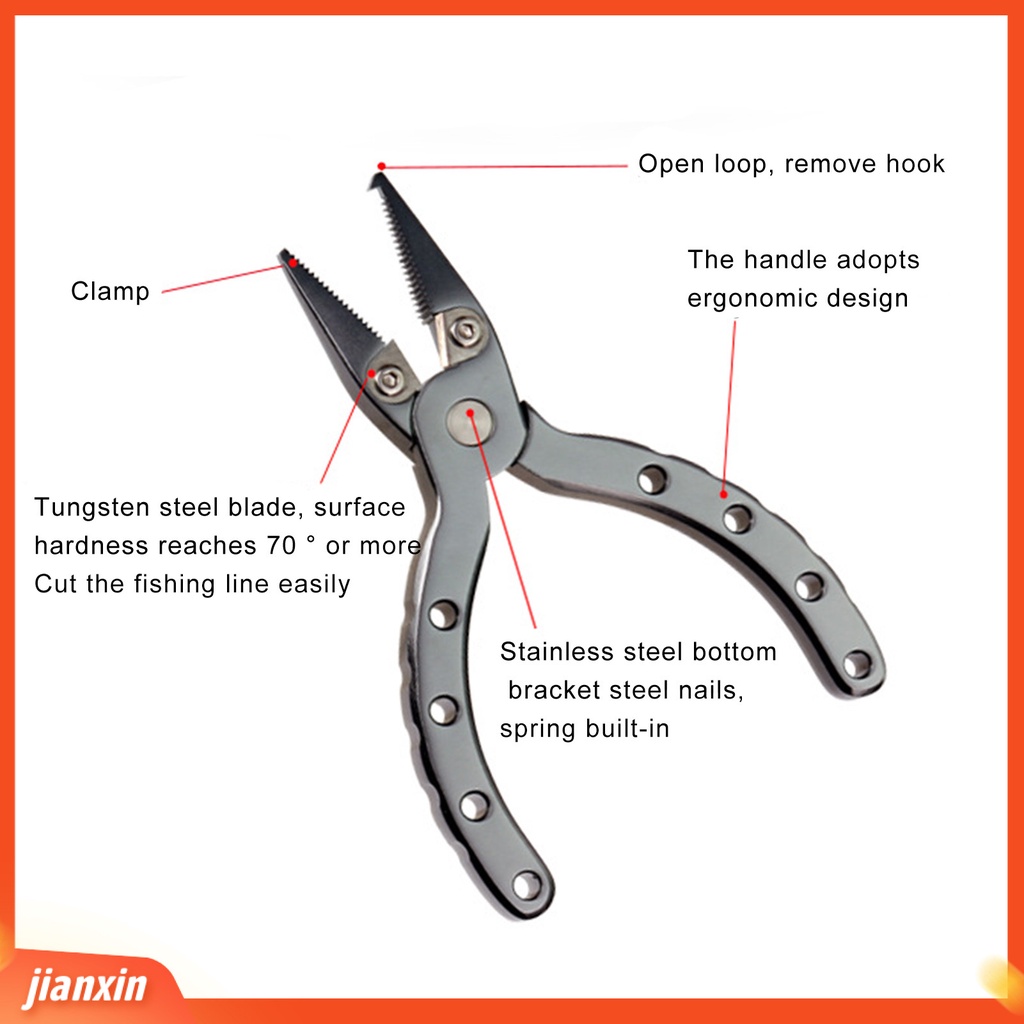 (In Stock) Portabel Aluminium Alloy Memancing Lure Tang Line Cutter Hook Remover Alat Ikan