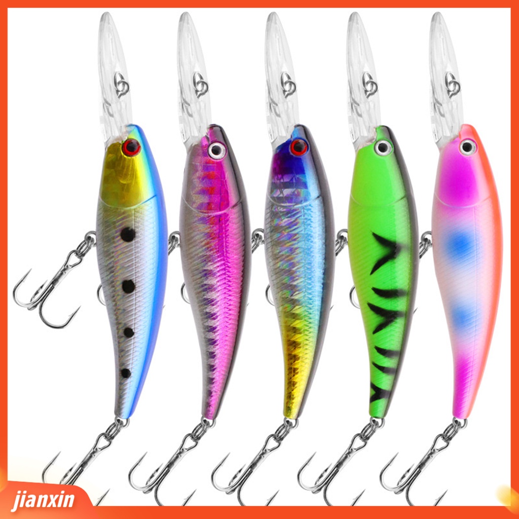 (In Stock) 9 cm Faux Bionic Lure Umpan Palsu Dengan Kait Tajam Fishhook Aksesoris Alat Pancing