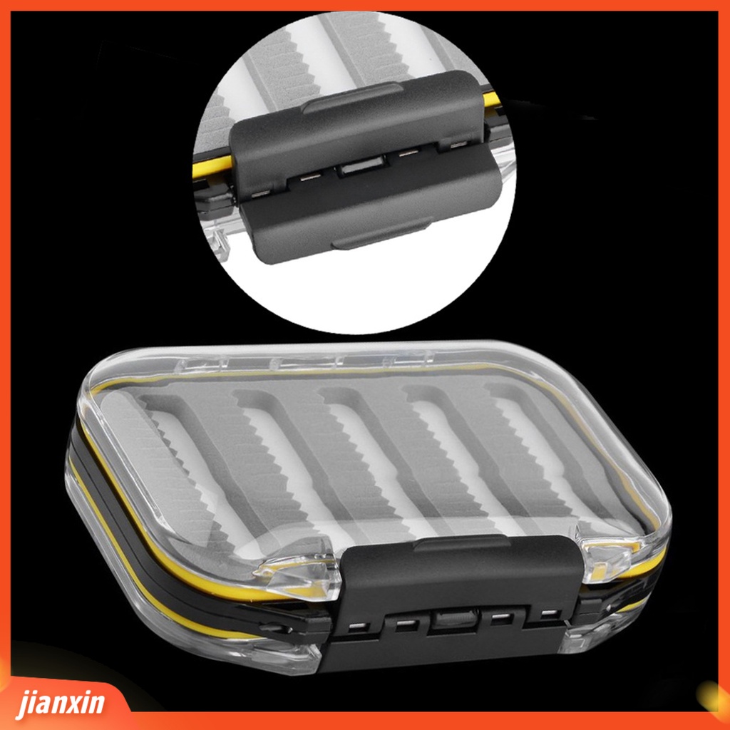 (In Stock) Kotak Pancing Ringan Ukuran Saku Praktis Double-sides Tackle Box Untuk Lalat Air Garam