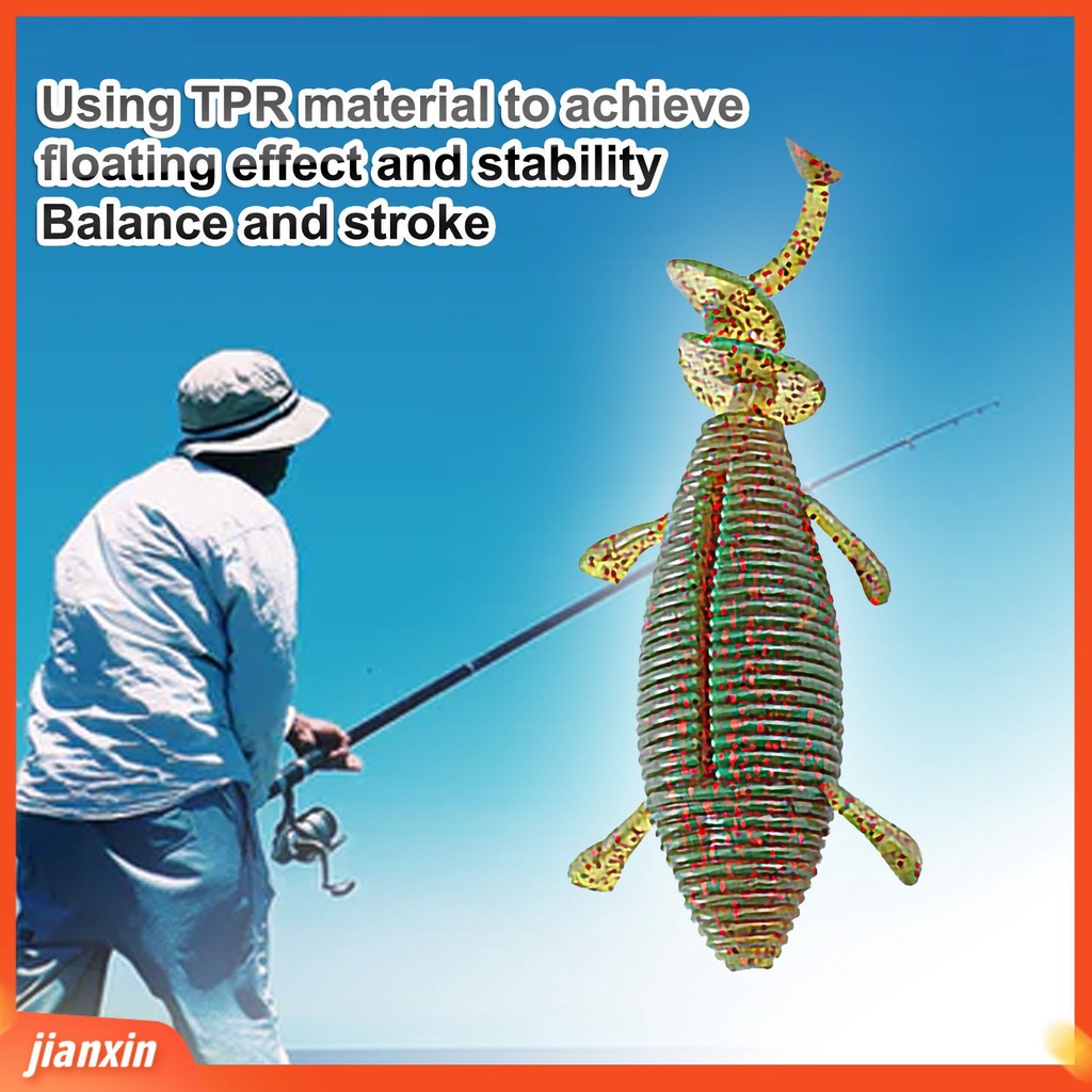 (In Stock) 3Pcs 11g Memancing Soft Lure Mensimulasikan Topwater TPR Silikon Bentuk Serangga Lure Untuk Bass Pike
