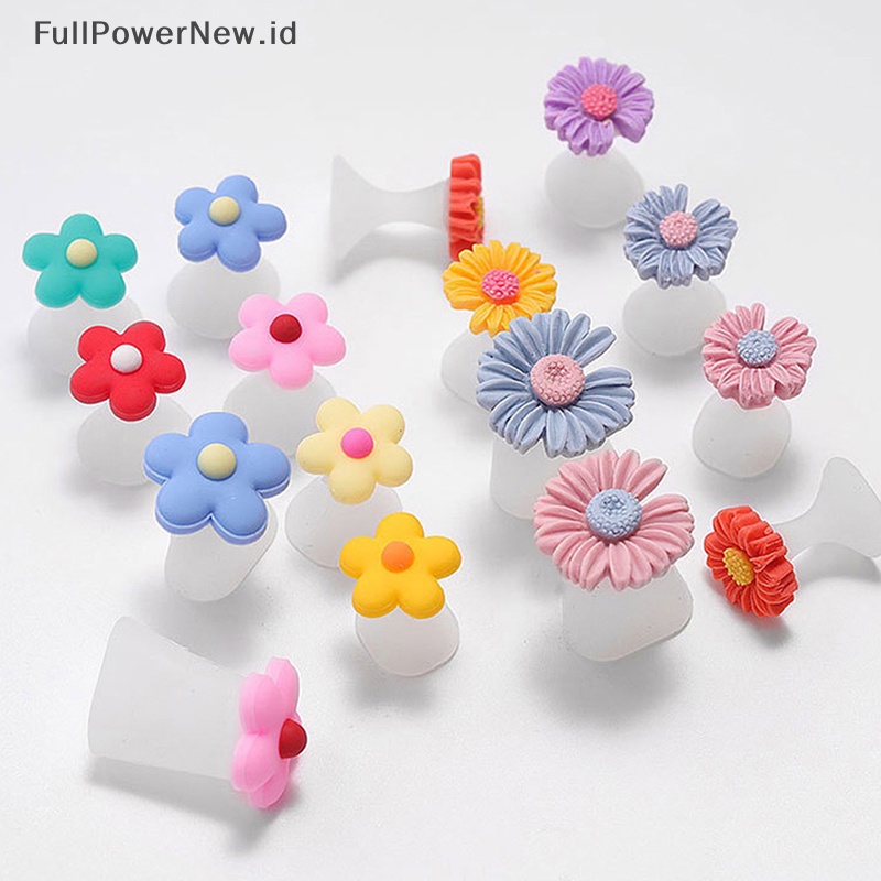Power 8Pcs Nail Art Toe Separator Silikon Pemisah Jari Kaki Gel Finger Toe Spreade ID