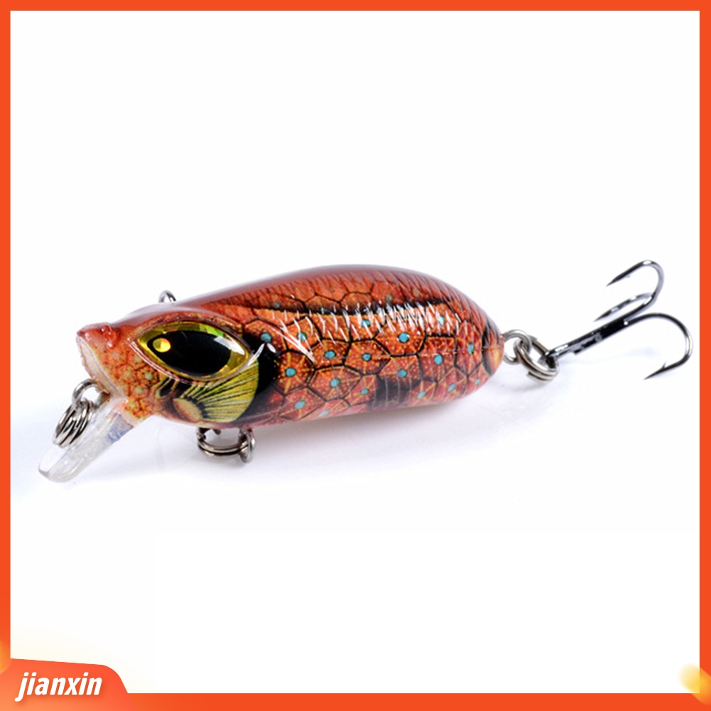 (In Stock) 5Pcs /Set 5.8cm Memancing Buatan Manusia Hidup Keras Umpan Wobbler Fish Bait Tackle