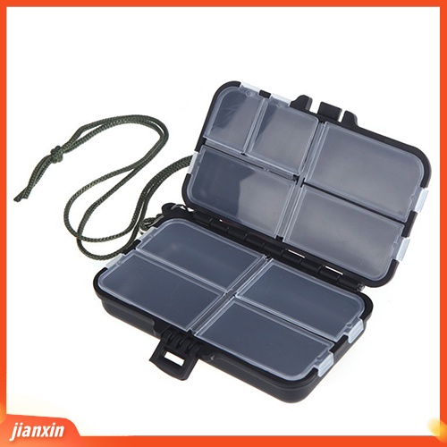 (In Stock) Panas 9kompartemen Aneka Umpan Pancing Fishing Tackle Box Tempat Penyimpanan