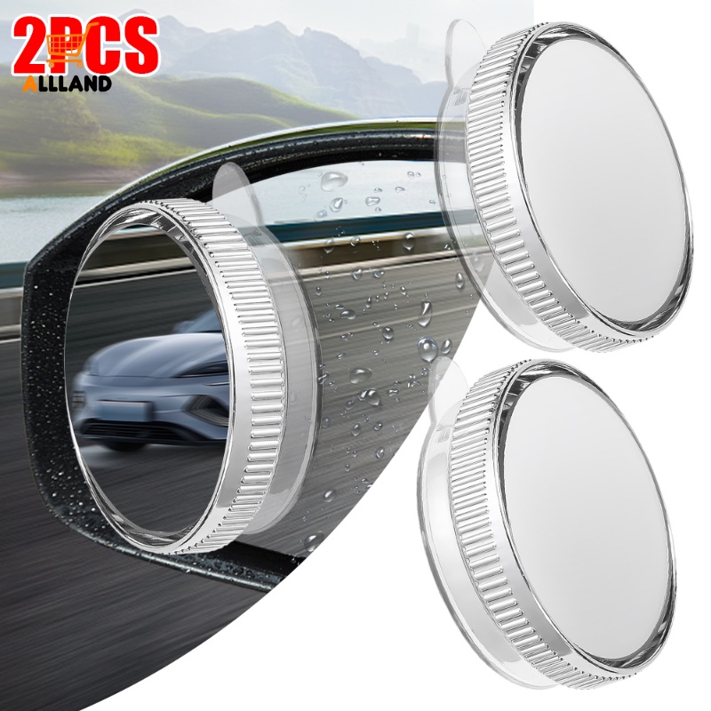 Kaca Spion Mobil Blind Spot 360derajat Adjustable/ Wide Angle Adjustable Cermin Bulat Kecil/ Rotasi Kaca Spion Tambahan Mundur