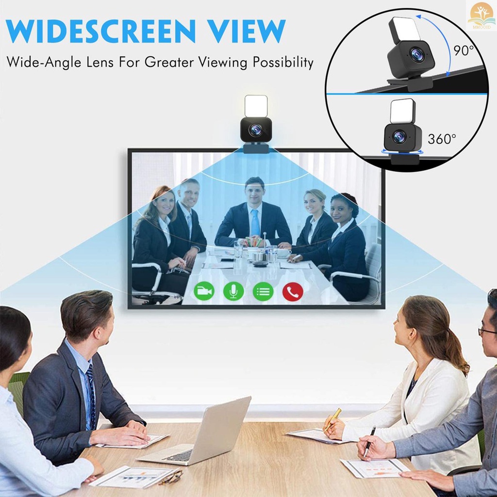 In Stock 1080P 2K Full HD Webcam AF Web Camera Built in Adjustable Light Auto Focus Microphone USB  Camera Plug and Play for PC Desktop Laptop Video Calling Conferencing Li