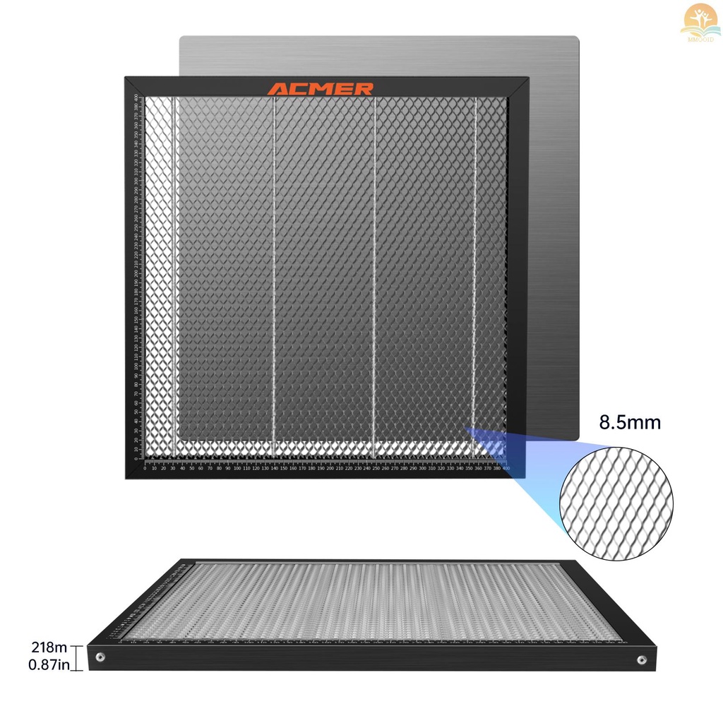 In Stock TEVOUP ACMER-E10 Laser Cutting Honeycomb Working Table Board Platform Panel Baja 330x330mm Untuk Mesin Pemotong Pengukir Laser CO2 Atau Dioda Kompatibel Dengan NEJE/XTOOL/ORT