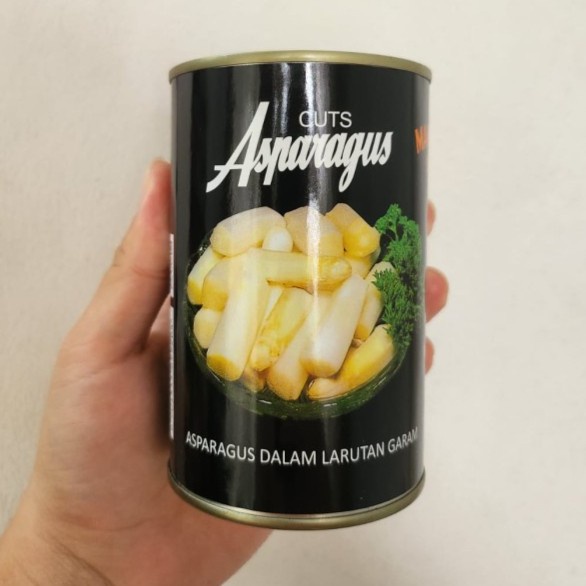 Asparagus cuts potong kaleng Mamata brand