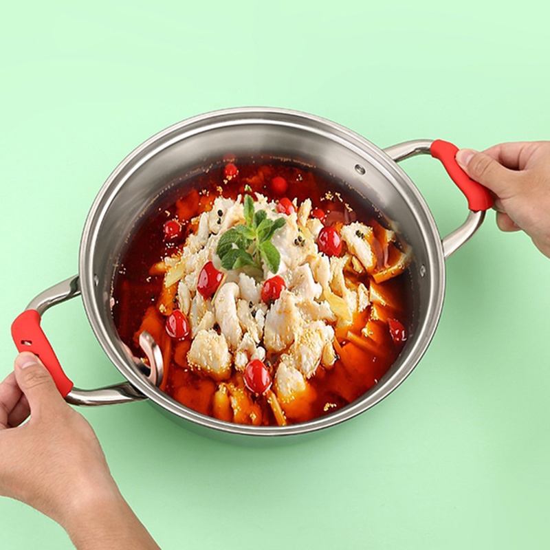 FT - Handle Gagang Wajan Panci Silicone Peralatan Dapur Anti Slip Anti Panas