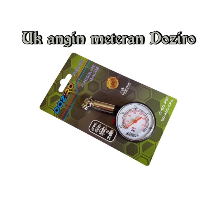 Ukuran Angin Ban Doziro Alat Ukur Tekanan Angin Meteran Mobil & Motor