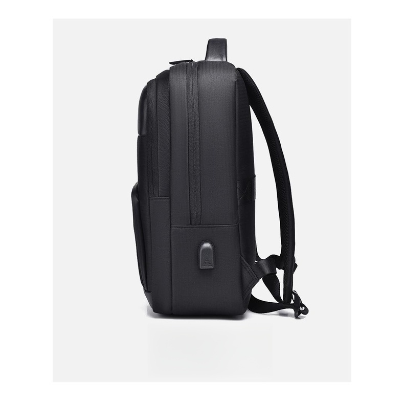 JIUFENG Ransel Laptop Perjalanan,Ransel Laptop Tahan Air Bisnis dengan Port Pengisian Daya USB