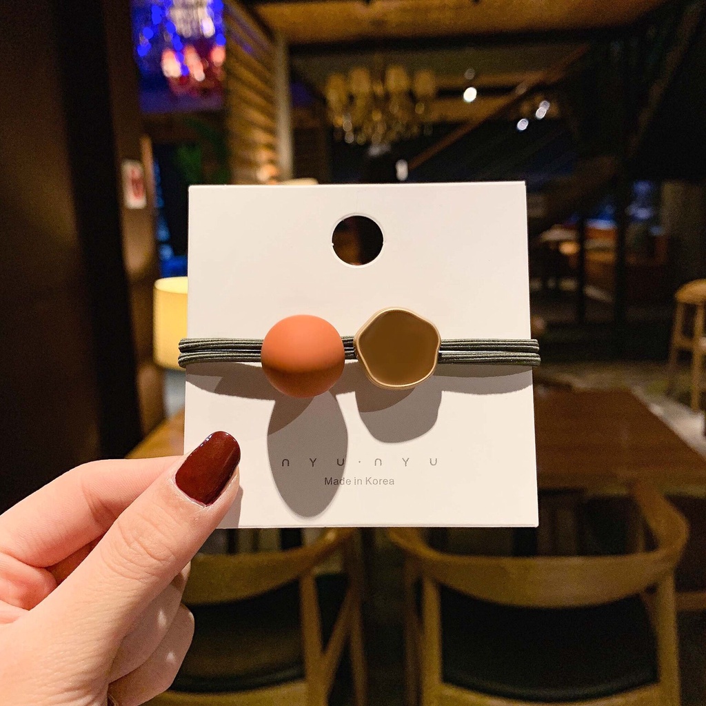 Ikat rambut tali gelang keramik warna-warni korea steel barang import dengan harga grosir bahan berkualitas import harga grosir bisa cod