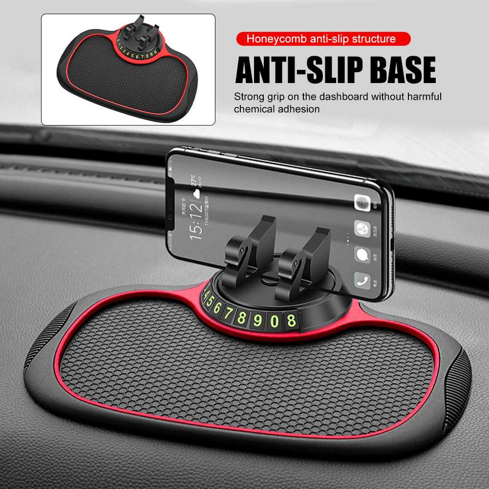 9AVISS Alas Mobil Dashboard Anti Slip Phone Mount Silicone