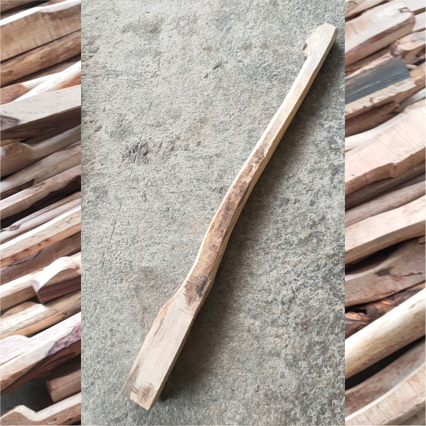 Gagang Kayu Plitur Pacul Blitar | Cangkul Blitaran Doran Plitur | Doran Pacol Baja Asli