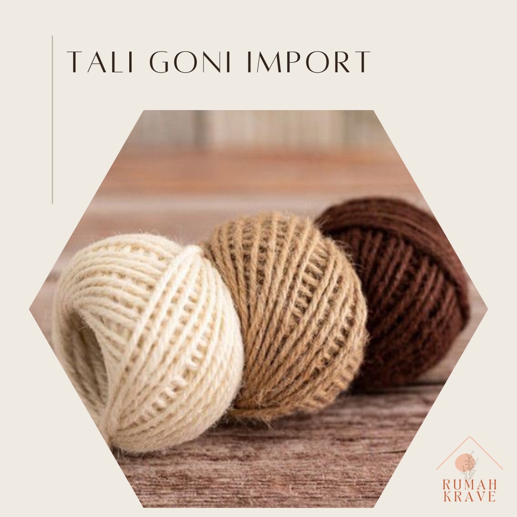 

RUMAH KRAVE - Tali goni rami import