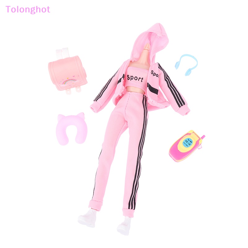Tolonghot&gt; 1Set Aksesoris Pakaian Boneka Camping Backpackers Pendaki Gunung Pakaian Olahraga fashion set well