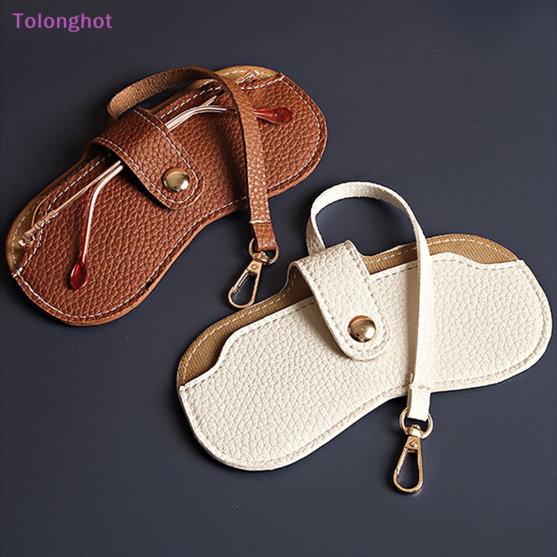 Tolonghot&gt; Kacamata Portabel Cases Multicolor Sunglasses Bag Kacamata Pelindung Lengan Kulit Pu Wanita Fashion Hadiah Kreatif well