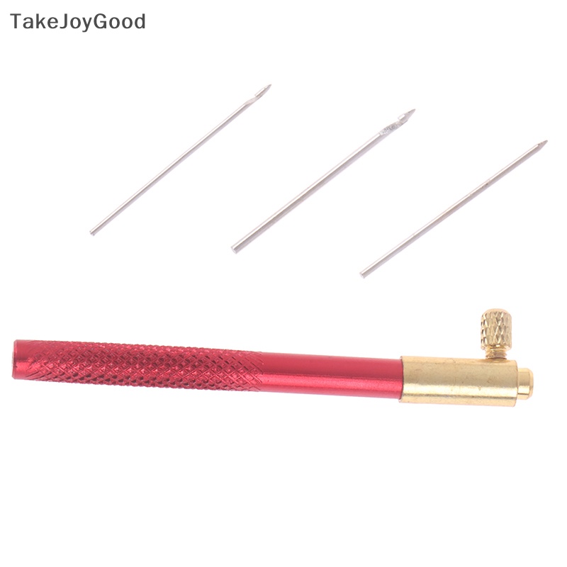 Takejoygood Bordir Tambour Crochet Hooks Alat Knitg Dengan 3s French Crochet QWP